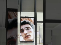 Dubbelzijdig LCD 2000nits Digitaal Raam Signaal 50 inch Wandhangend